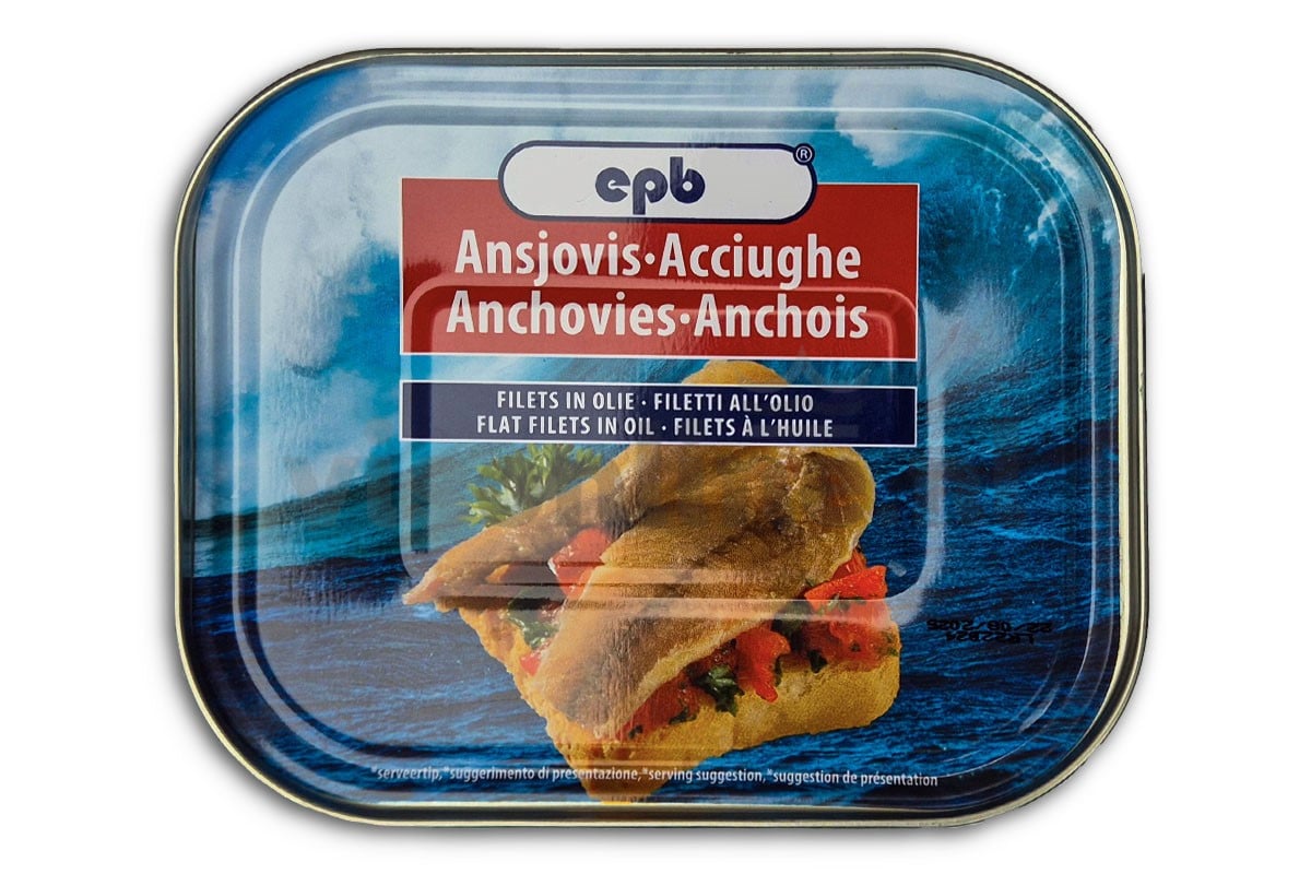 Ansjovisfilet in olie blik 600g