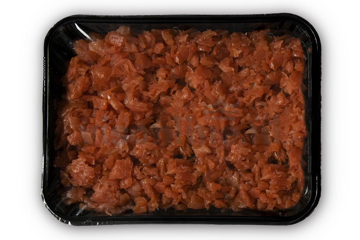 Zalmsnippers gerookt bak 1kg