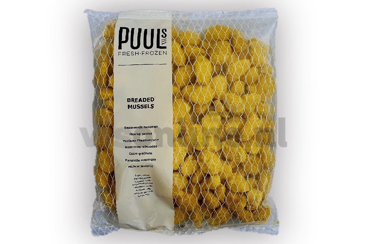 ❄ Mosselvlees gepaneerd 1kg