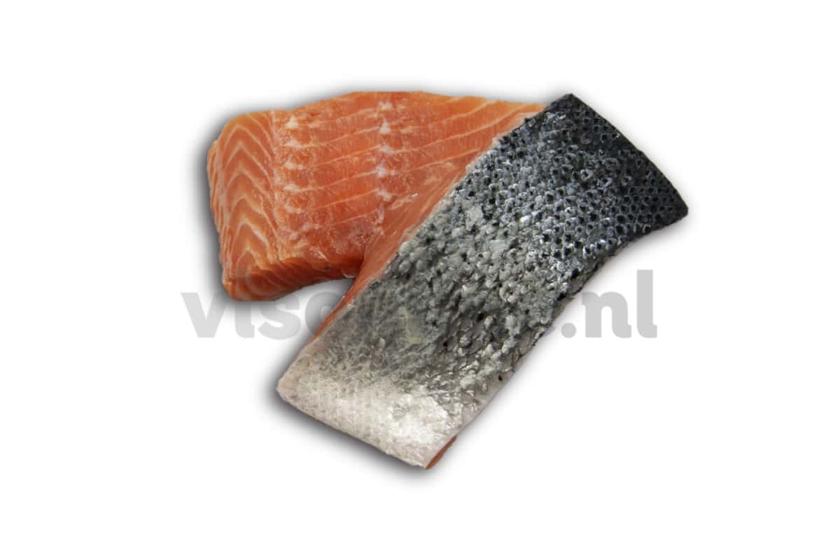 Zalmfilet met vel portie 500g