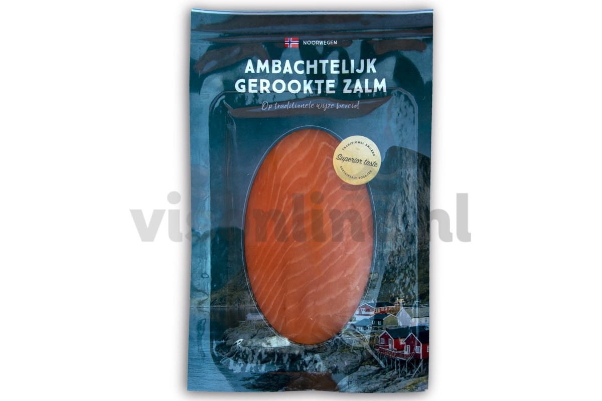 ❄ Zalmfilet gerookt lang gesneden 200g