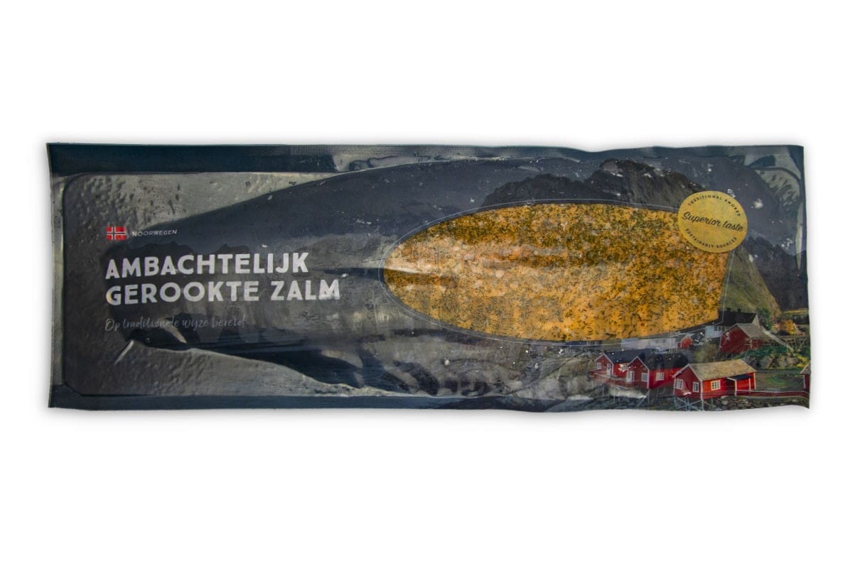 ❄ Zalmzijde gravadlax gesneden ca. 1 kg