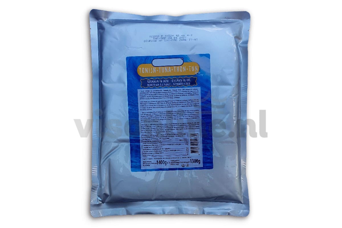 Tonijnchunks in olie zk 1,4kg