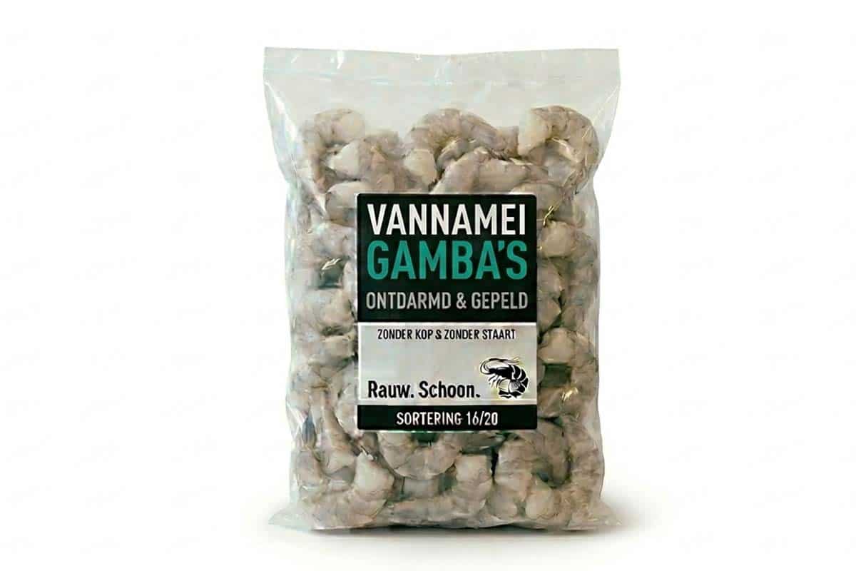 ❄ Gamba vannamei gepeld 16-20 1kg