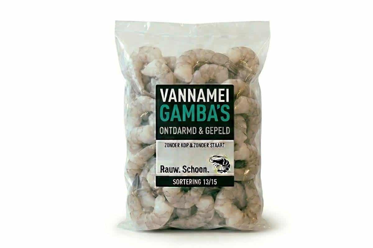 ❄ Gamba vannamei gepeld 13-15 1kg